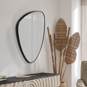 ORIO-ESPEJO TRIANG 84X55 NEGRO