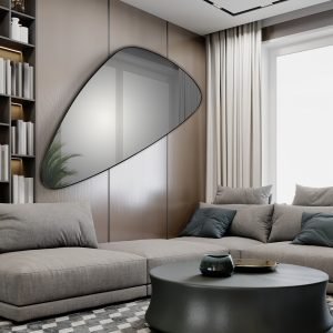 ORIO-ESPEJO TRIANG 165x85 NEGRO