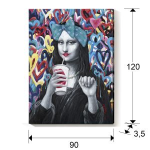 ACRILICO ·GIOCONDA POP· 90x120
