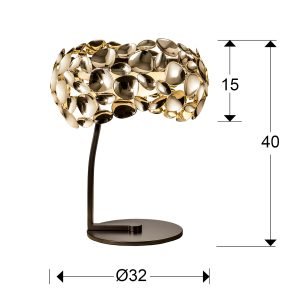 SOBREMESA 3L ·NARISA· ORO ROSA