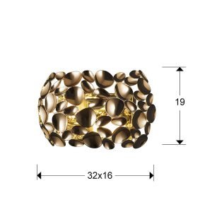 APLIQUE 2L ·NARISA· ORO ROSA