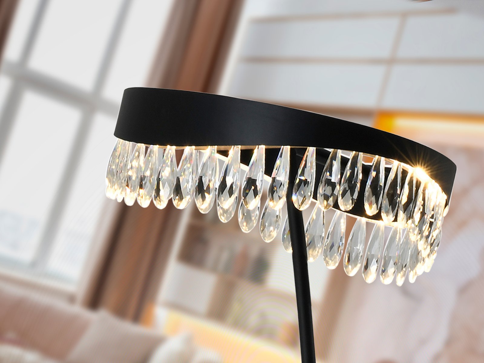 SELENE- PIE SALON NEGRO-CRISTAL - Imagen 3