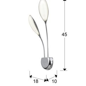 APLIQUE 2L LED ·LUCILA·