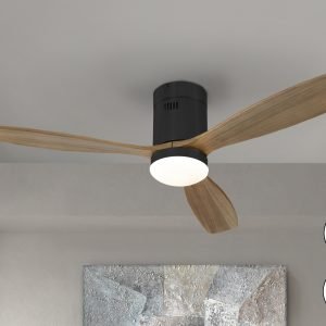 SIROCO-VENTILADOR NEG-NOGAL D132 DIM