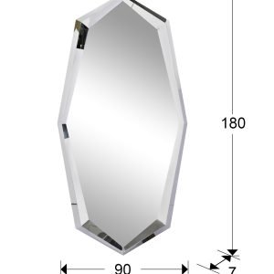 ESPEJO ·LONDON· ACERO