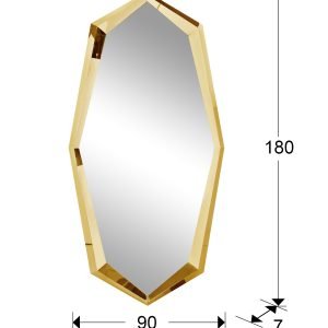 ESPEJO ·LONDON· ORO