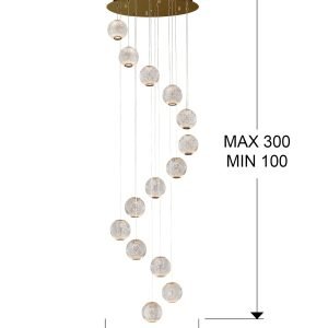 LAMP. 14L LED·AUSTRAL·ORO Ø50