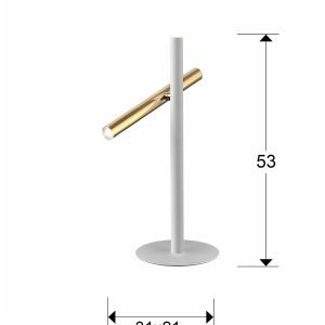 SOBREMESA ·VARAS· ORO/BLANC 2L