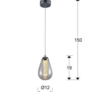 LAMPARA·TACCIA· 1L LED Ø12