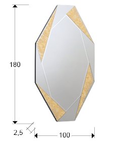 ESPEJO GRANDE·LAVERNA·ORO