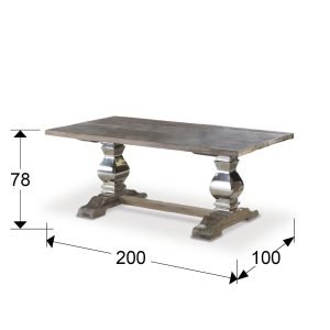 MESA COMEDOR ·ANTICA· 200