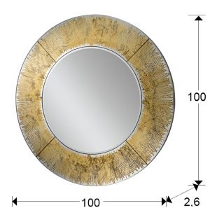 ESPEJO REDONDO ·AURORA· 100Ø