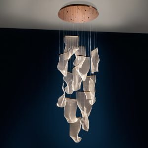 VELOS- LAMPARA 14L ORO ROSA