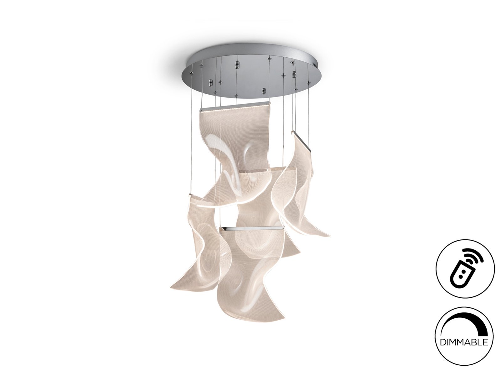 VELOS- LAMPARA 5L CROMO DIM - Imagen 5