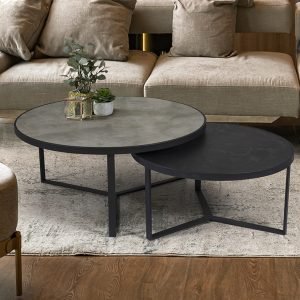 NAIRA -SET MESAS- T GRIS-NEGRO