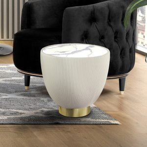 CANDY-MESA AUXILIAR BLANCO-LATON