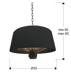 ESTUFA SUSPENSION ·HEAT I· 1500W