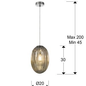 OVILA- LAMP 1L COÑAC 20Ø