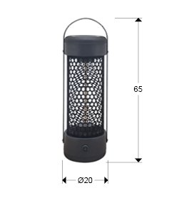ESTUFA FAROL·HEAT BLACK·1200W