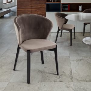 SILLA ·AZURA· NEGRO/PIEDRA