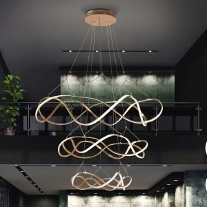 MOLLY-LAMP 3 AROS 110D ORO ROSA DIM