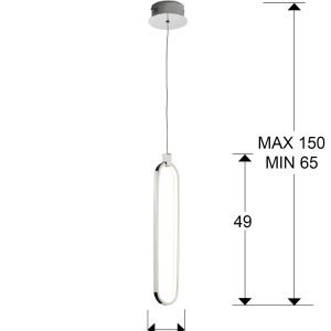 COLETTE-LAMPARA 1L CROMO