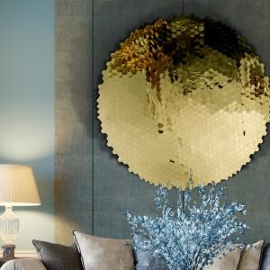 MATRIX- BAJORRELIEVE ACERO DORADO