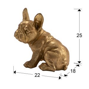 FIGURA PEQ. ·BULL FRANCES·ORO