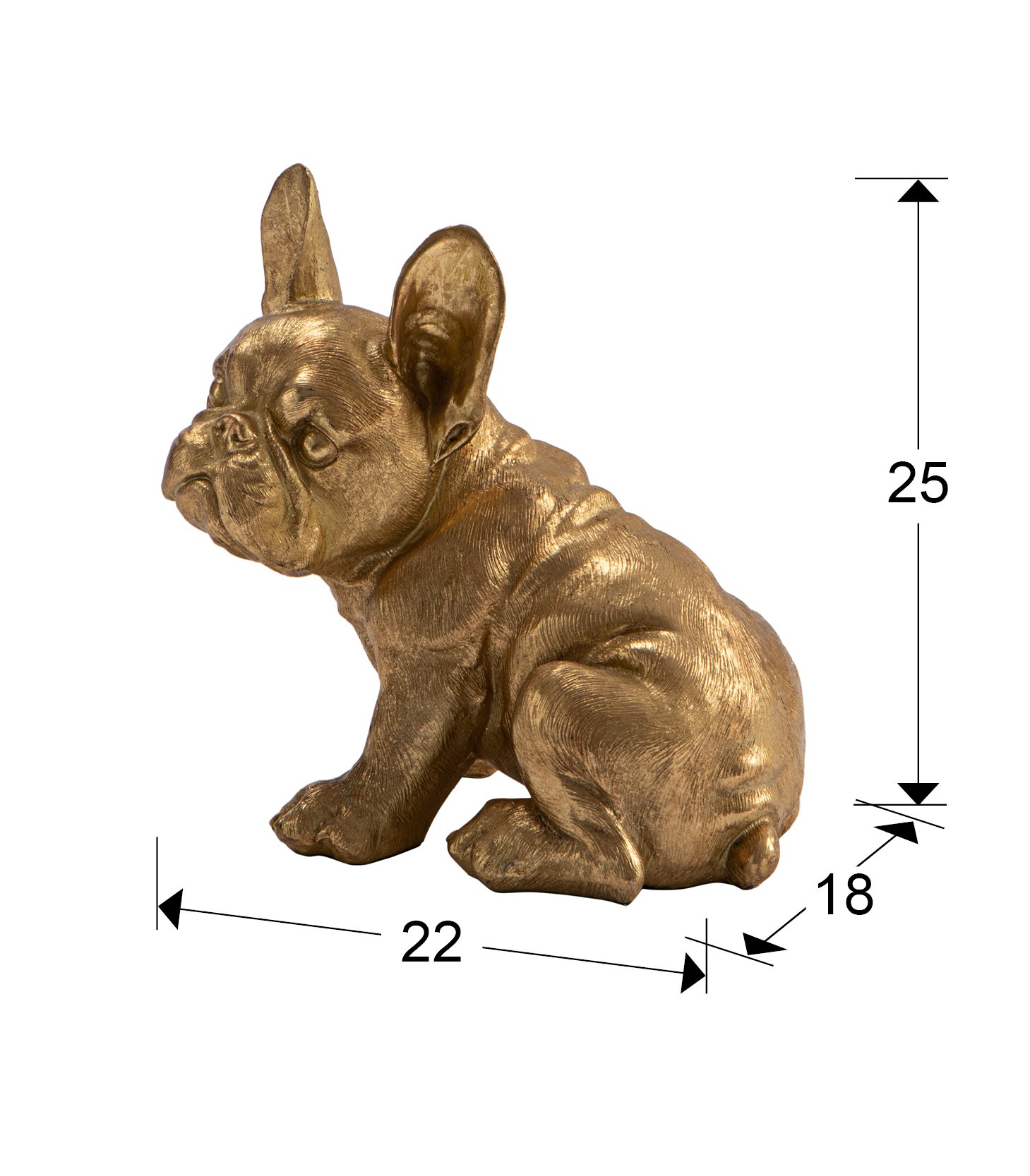 FIGURA PEQ. ·BULL FRANCES·ORO