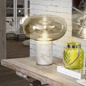 FUNGI-SOBREMESA MARMOL BLANCO UK