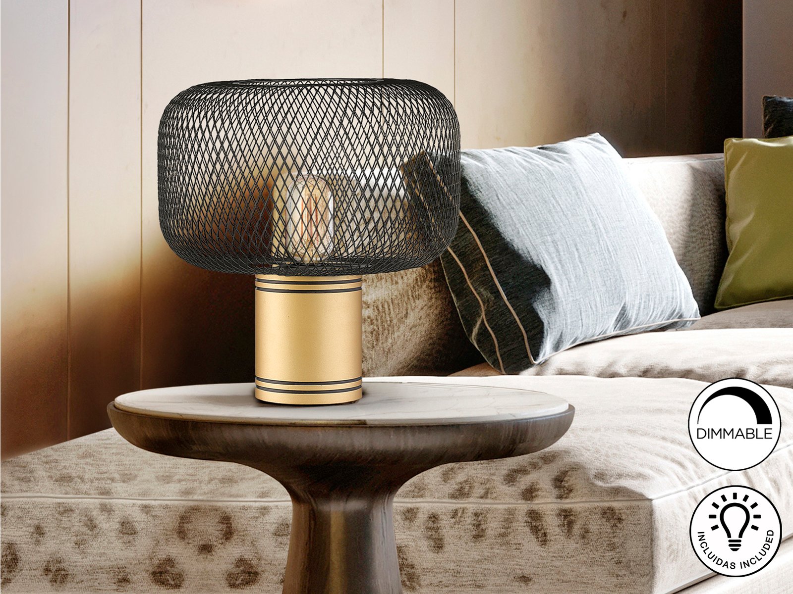 OSIRIS- SOBREMESA 1L ORO-NEGRO UK