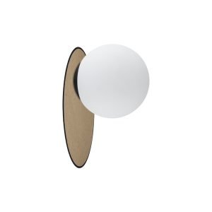 APLIQUE ASTOR RAFIA - OPAL 1 X 40W E-14