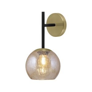 APLIQUE CACELA LATÓN-AMBAR 1 X 40W E-14