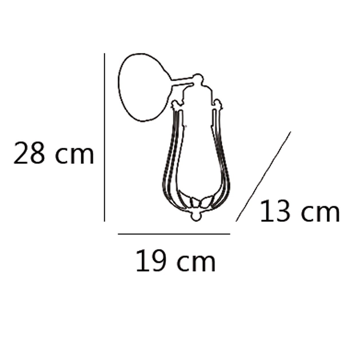 APLIQUE COKE NEGRO 1 X 60W E-27 - Imagen 5