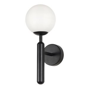 APLIQUE FICUS NEGRO BOLA OPAL 1 X 28W G-9