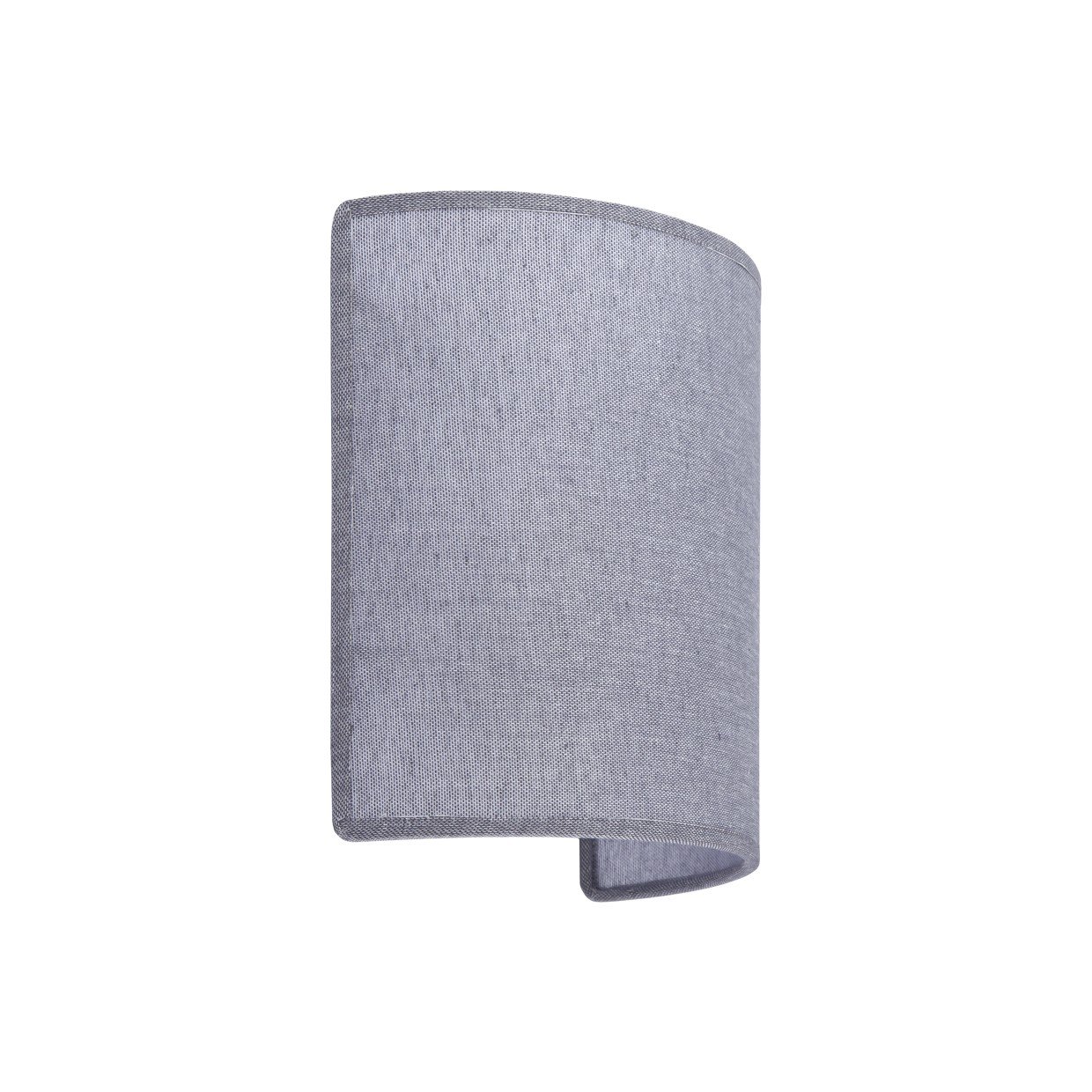 APLIQUE LARINO GRIS 1 X 60W E-27