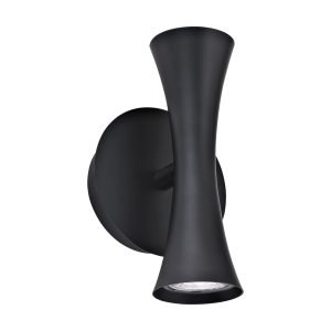 APLIQUE LED ALDA NEGRO 2 X 50W GU-10