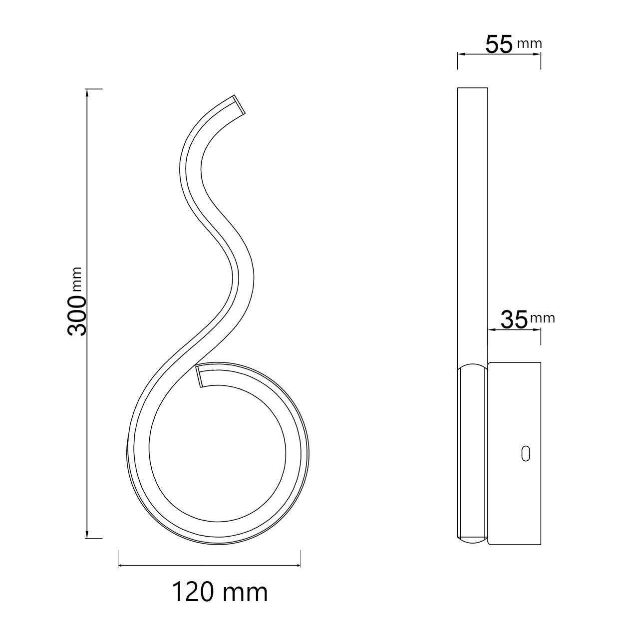 APLIQUE LED MACAN NIQUEL SAT. LED 11W 586LM 4000K - Imagen 3