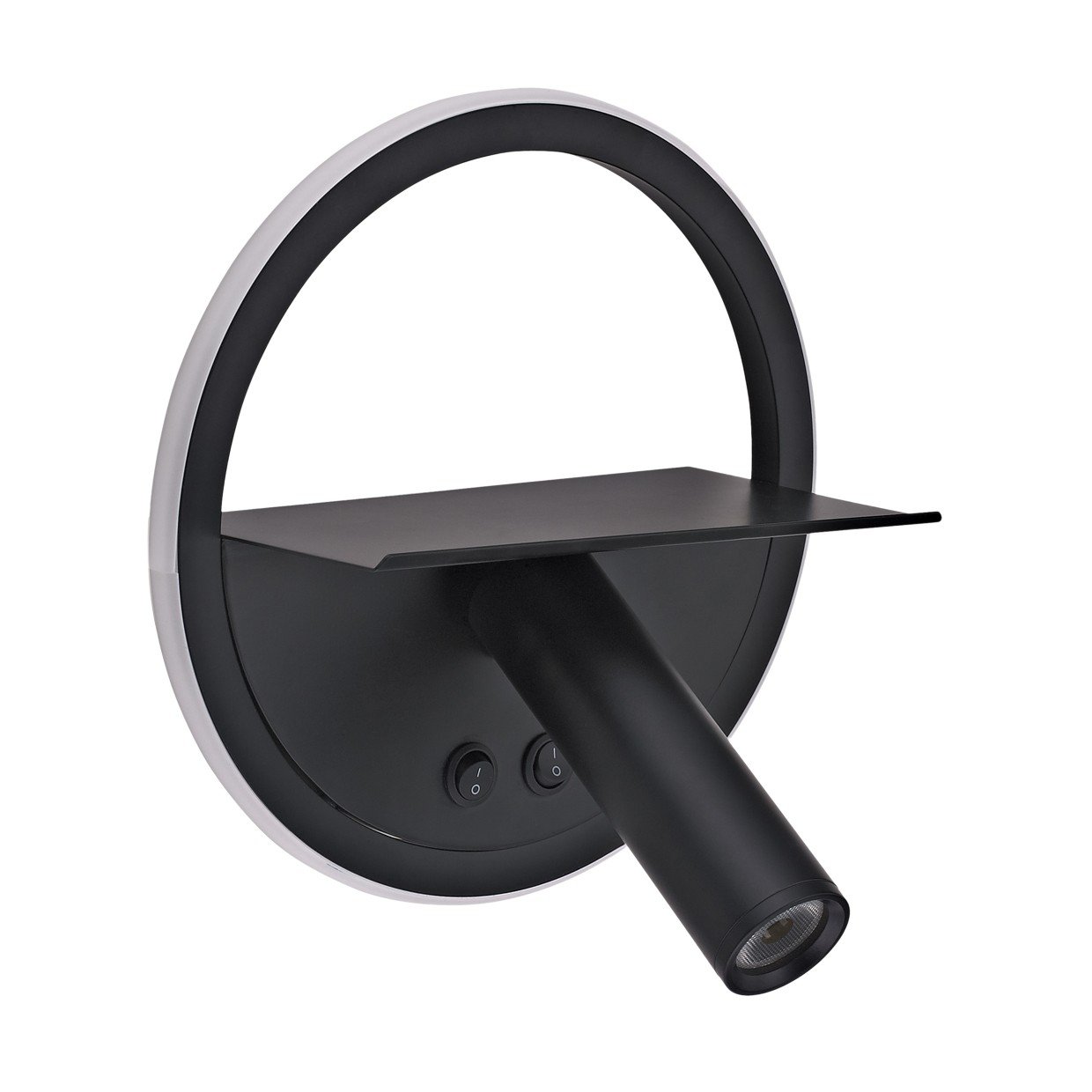 APLIQUE LED PALMER NEGRO LED 8W 470LM 3000K