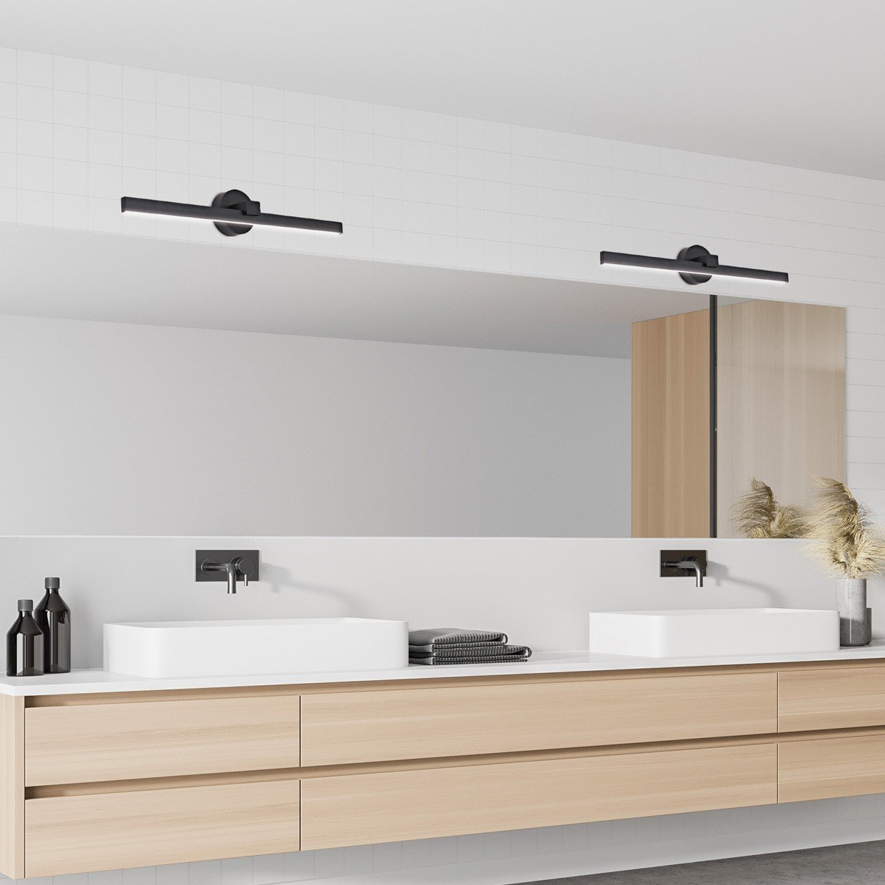 APLIQUE LED TARIK NEGRO LED 15W 810LM 4000K - Imagen 2