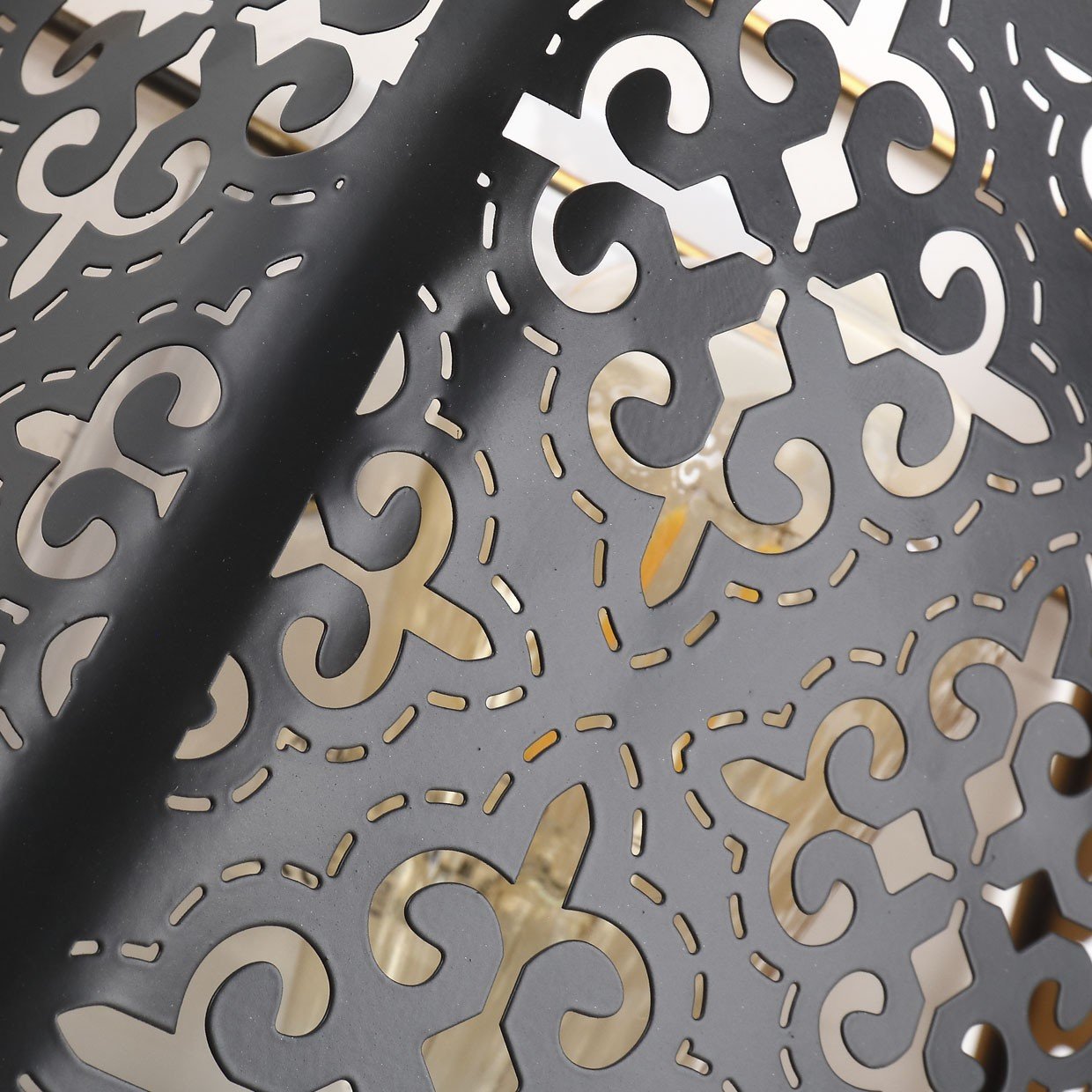 APLIQUE SAMOA NEGRO-ORO 1 X 60W E-27 - Imagen 6