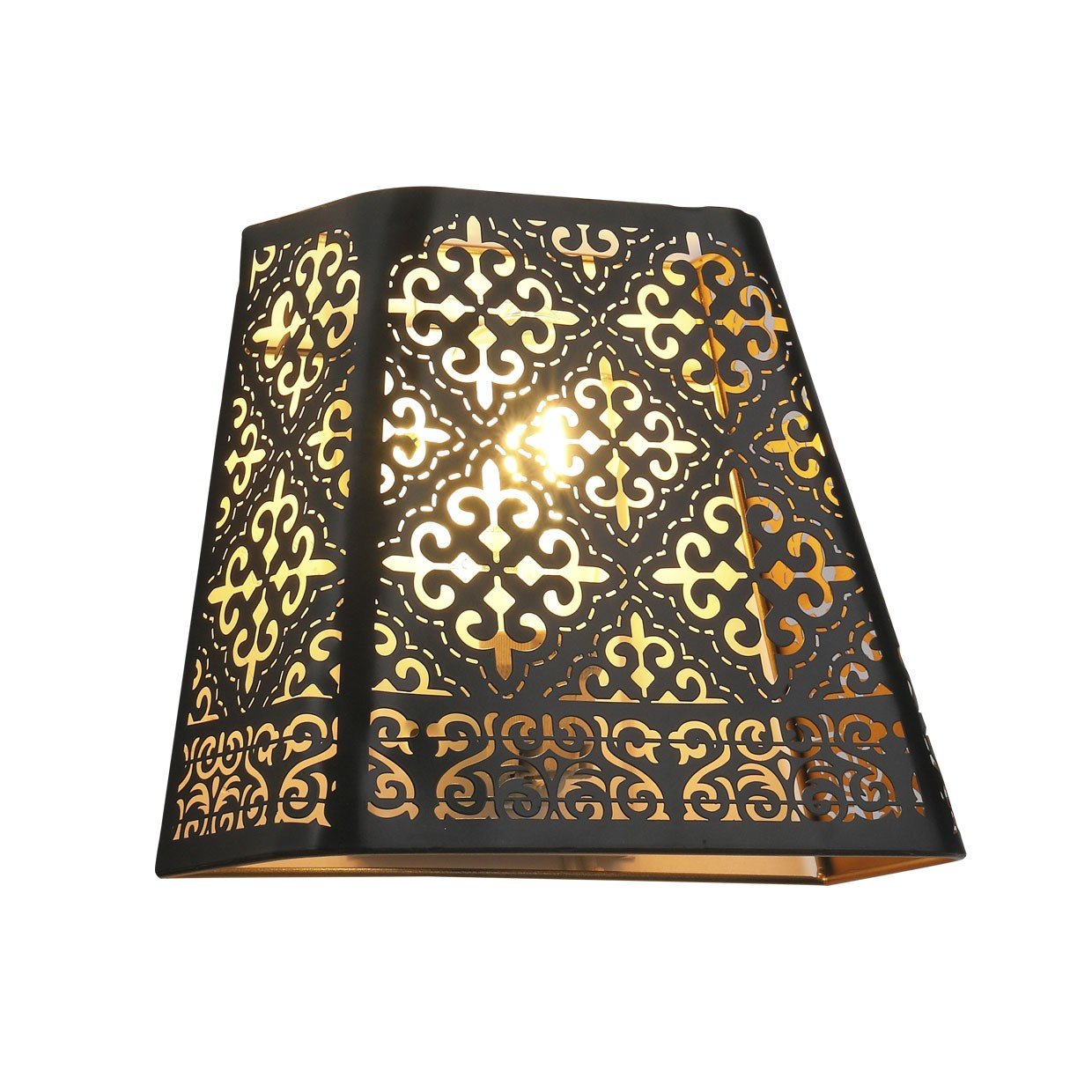 APLIQUE SAMOA NEGRO-ORO 1 X 60W E-27 - Imagen 7