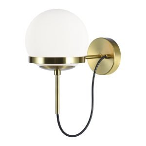 APLIQUE WACO BLANCO-NEGRO 1 X 60W E-27