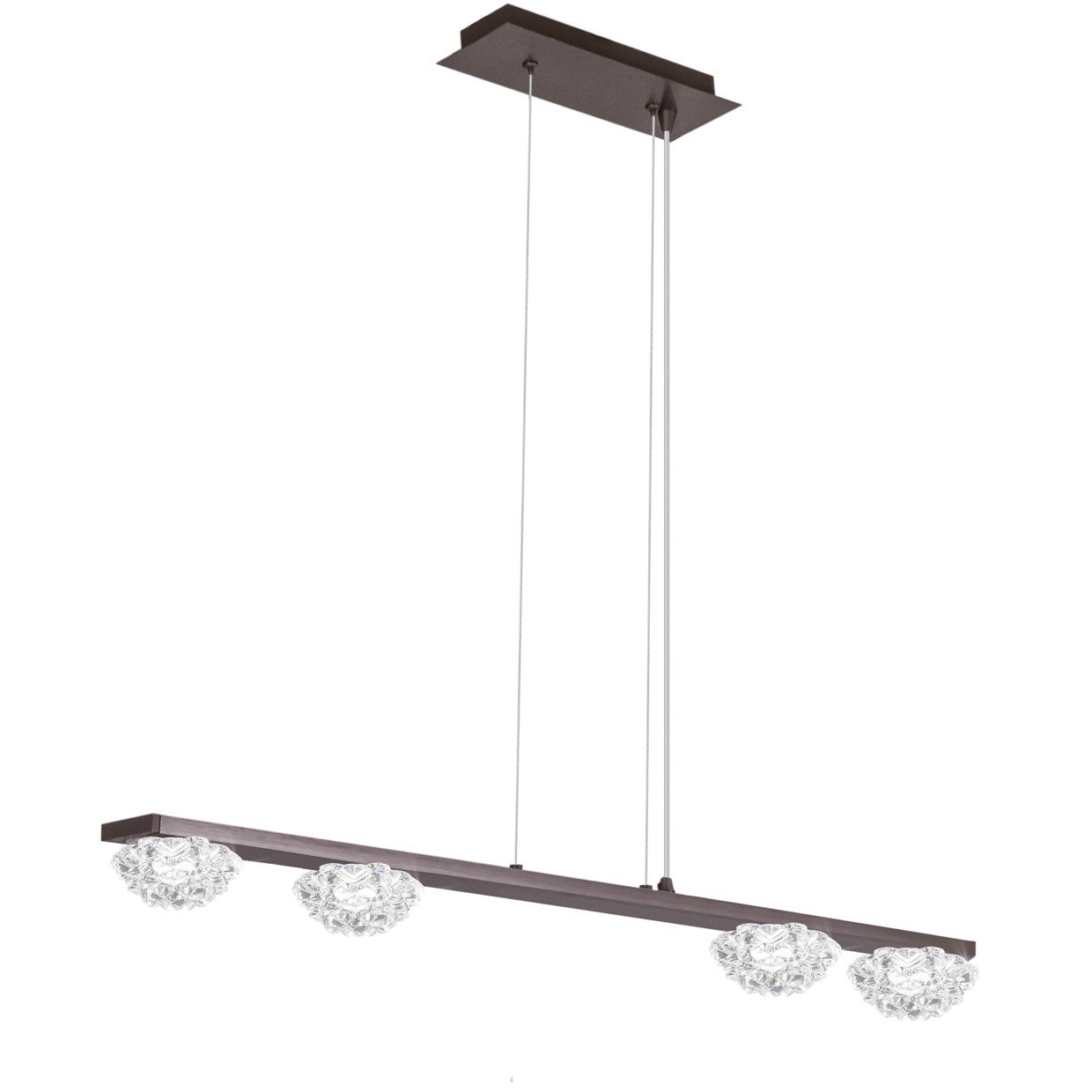 BARRA "ROSE" 4L ALUMIN.MARRON 4000K 24W 2280LM - Imagen 3