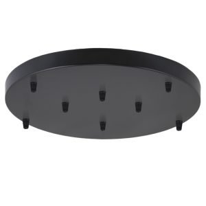 BASE REDONDA 8L NEGRO 50CM CON PRISIONEROS