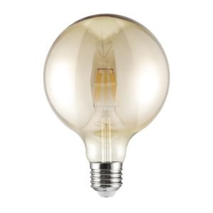 BOMBILLA LED GLOBO  8W AMBAR LED 8W 760LM 3000K - E-27