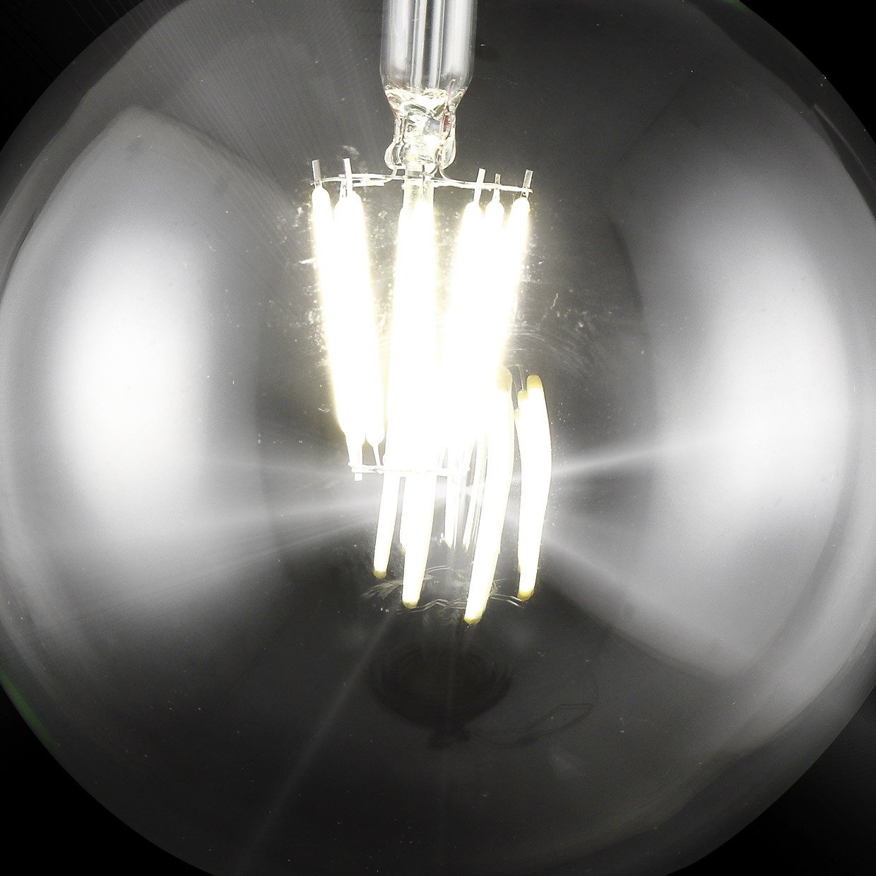 BOMBILLA LED GLOBO 8W TRANSP. LED 8W 880LM 4000K - E-27