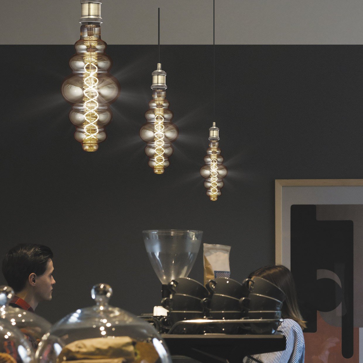 BOMBILLA LED VINTAGE 8W AMBAR LED 8W 760LM 3000K - E-27 - Imagen 5