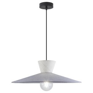 COLGANTE 1L. MERIDA GRIS/BEIG 1 X 60W E-27