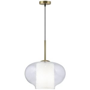 COLGANTE 1L RANIA TRANSPARENTE 1 X 60W E-27